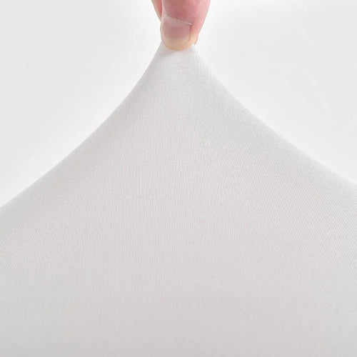 Capa Elástica Lisa para Sofá – Branco