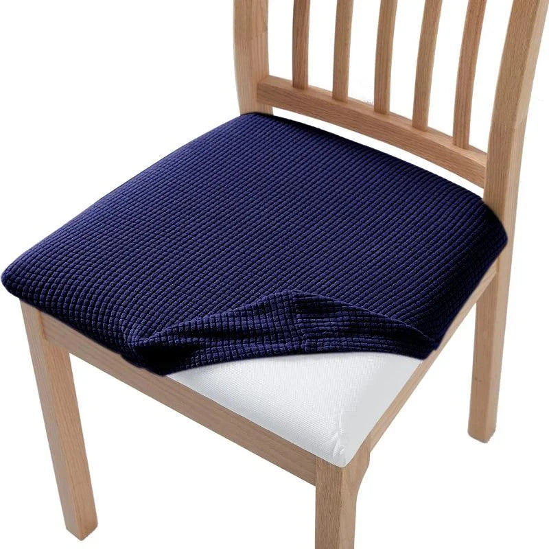 Capa Elastica Ajustável para Assento de Cadeira Jacquard