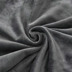 Capa Protetora para Cadeira de Jantar Cinza Escuro em Suede