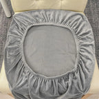 Capa Para Cadeira de Jantar Elastica Elegance Cinza Claro