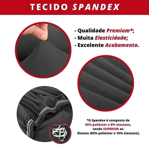 Capa Elástica para Cadeira – Verde-Esmeralda