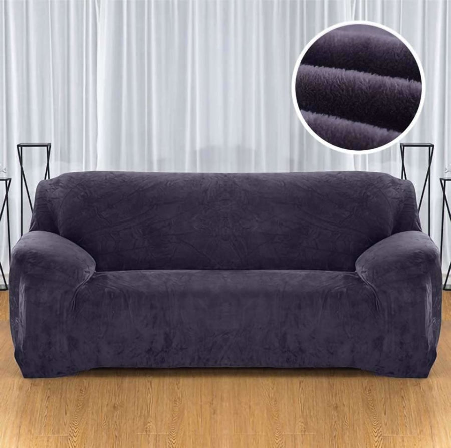Capa Para Sofá Mágica Modernas 2 ou 3 Lugares Plush - FRETE GRÁTIS