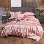 Conjunto  Jogo de Cama Cetim  + 2 Fronhas Luxo