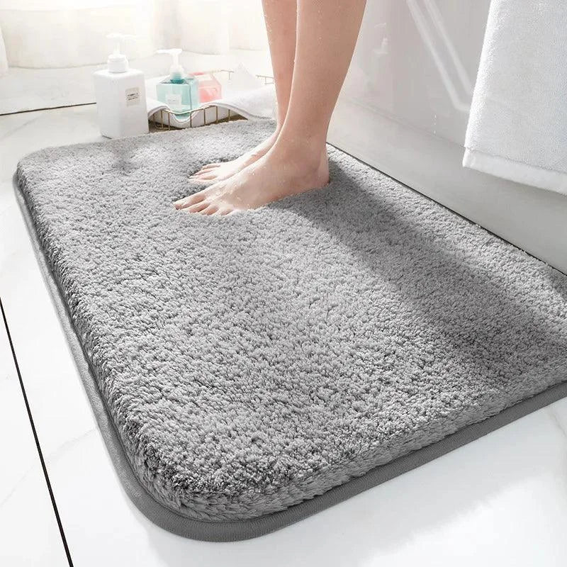 Tapete Acolchoado Premium Antiderrapante e Secante para Banheiro