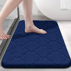 Tapete Antiderrapante de Veludo Coral Ultra Absorvente