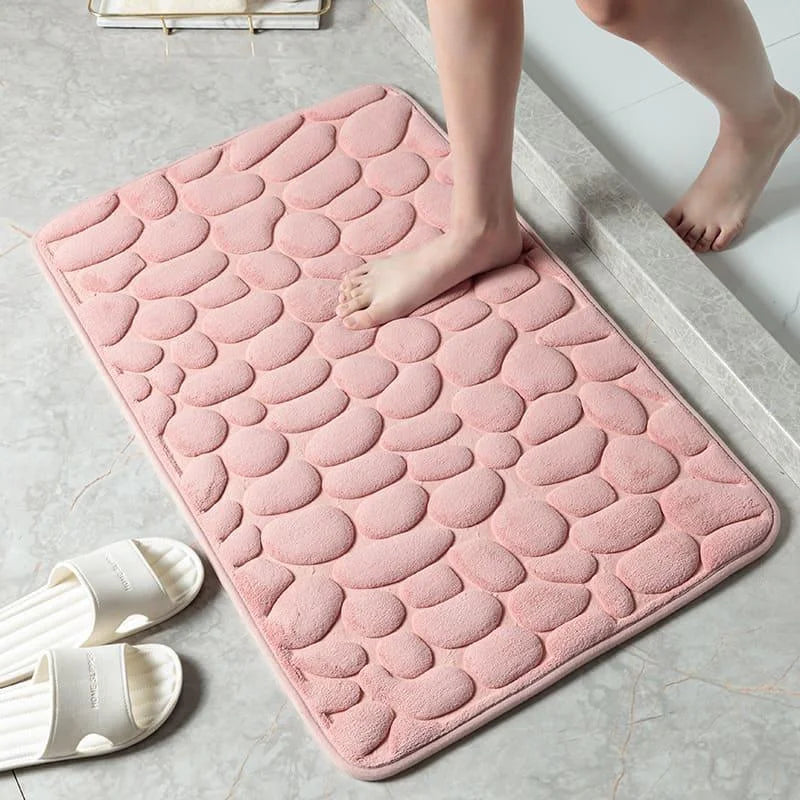 Tapete Antiderrapante para Banheiro em Microfibra – Absorção Rápida