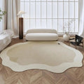 Tapete Irregular Antiderrapante para Sala e Quarto com Design Moderno