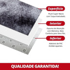 Tapete Liso Soft Felpudo Cáqui