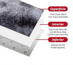 Tapete Liso Soft Felpudo Creme