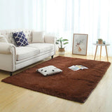 Tapete Liso Soft Felpudo Marrom