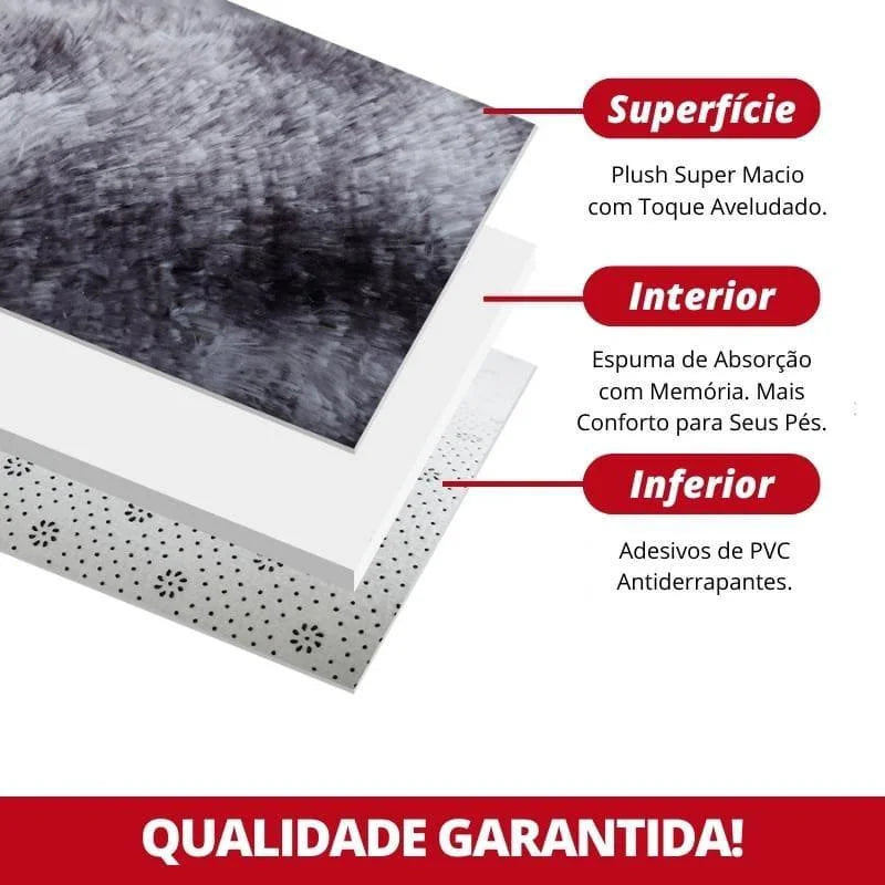 Tapete Liso Soft Felpudo Marrom