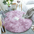 Tapete Liso Soft Felpudo Rosa Mescla