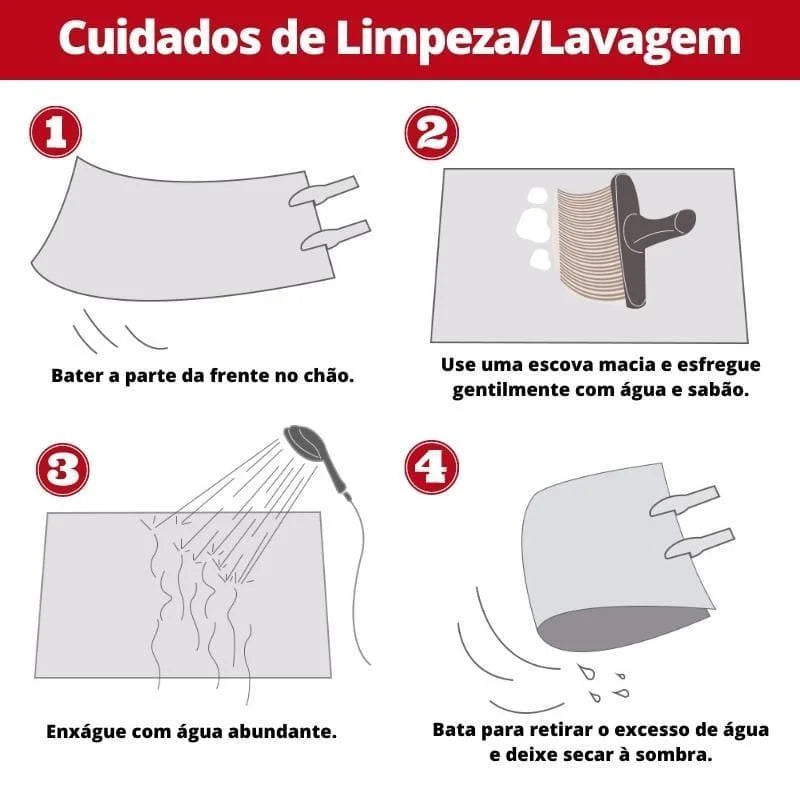 Tapete Macio Felpudo Marrom Mescla