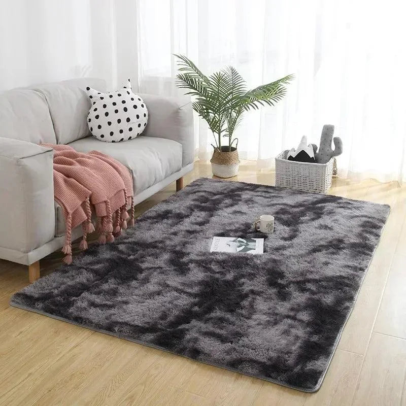 Tapetes Premium Felpudos Macio Estilo Tie-Dye